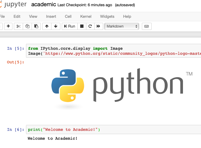 Display Jupyter Notebooks with Academic